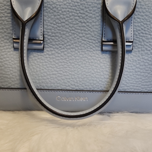Calvin Klein Sky Blue Satchel - Picture 3 of 11